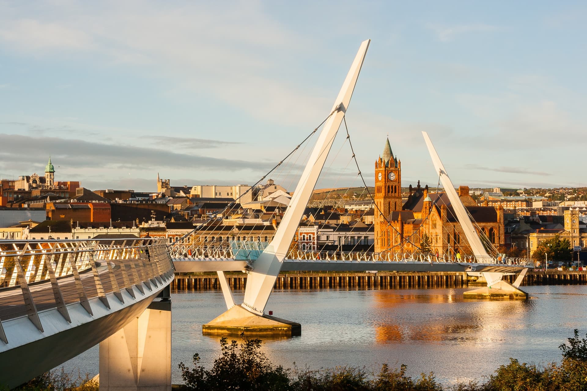 The Peace Bridge of Londonderry